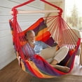 iMountek Outdoor Canvas Hammock Chair, Portable Patio Swing Seat