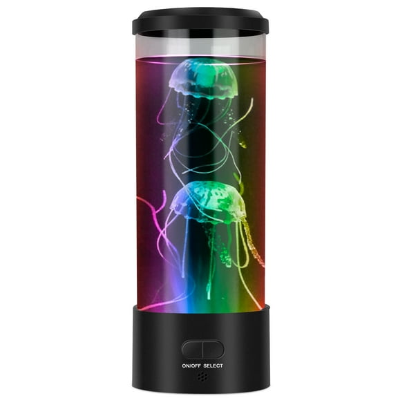 iMountek Jellyfish Lava Lamp Multi-color Changing Mood Night Light USB Electric Desk Tank Decoration Lamp Home Office