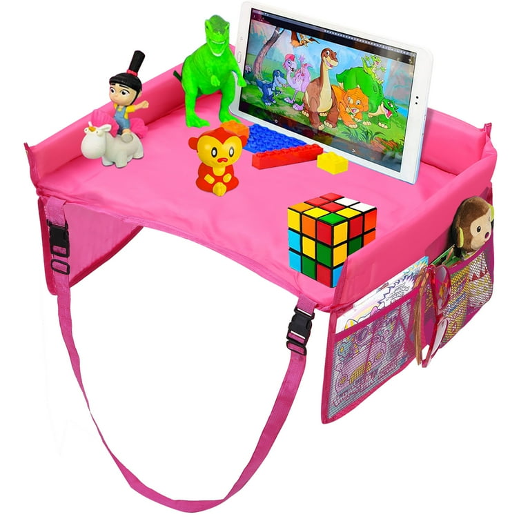 iMountek Kids Safety Travel Tray Waterproof Car Seat Play Tray