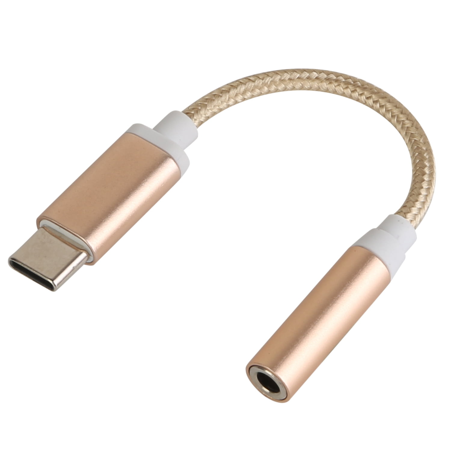 USB C to 3.5mm Aux Cord for Car with Charging 4FT,2-in-1 USB
