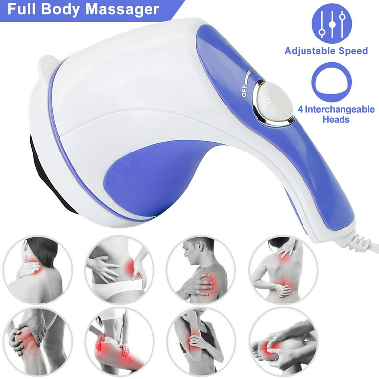 Electric Relax & Spin Tone Handheld Body Massager Machine Relieve Tension  Free
