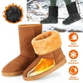 thumbnail image 1 of Imountek Waterproof Women Snow Boots Mid-Calf Classic Winter Boots with Warm Lining, Chestnut_9, 1 of 8