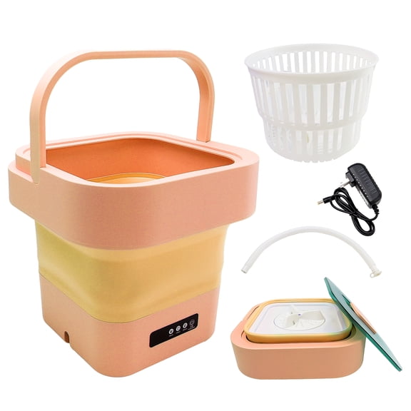 iMeshbean Portable Washing Machine,10L Foldable Mini Washer with 3 Modes for Deep Cleaning Baby Clothes and Underwear,Small Washing Machine for Apartments, Dorms, Camping, RVs and Travel