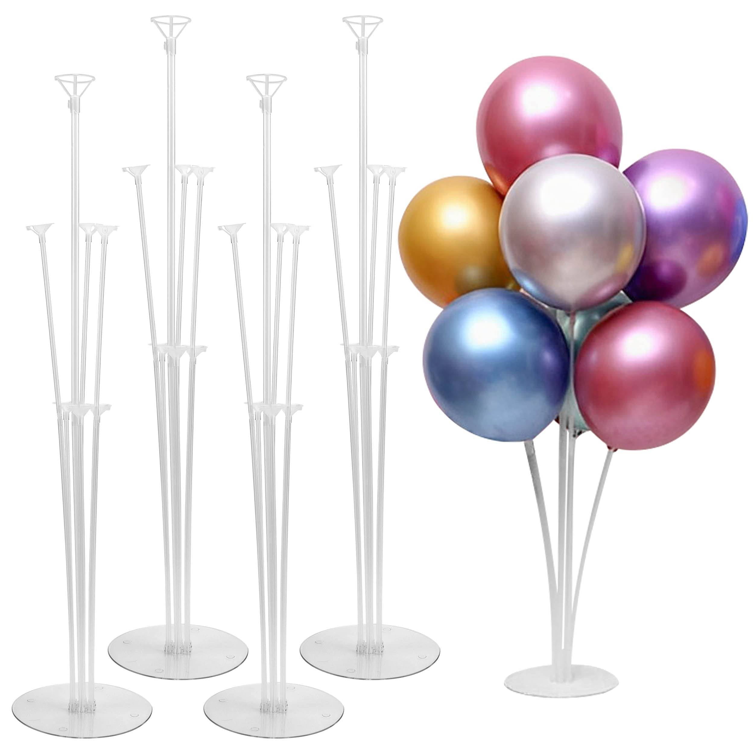 iMucci 4 Sets Balloon Stand Kit, Balloon Sticks Holder with Base for ...