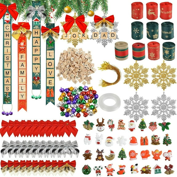 iMucci 527Pcs Christmas Ornaments DIY Christmas Tree Ornaments Christmas Arts and Crafts for Adult Christmas Decorations
