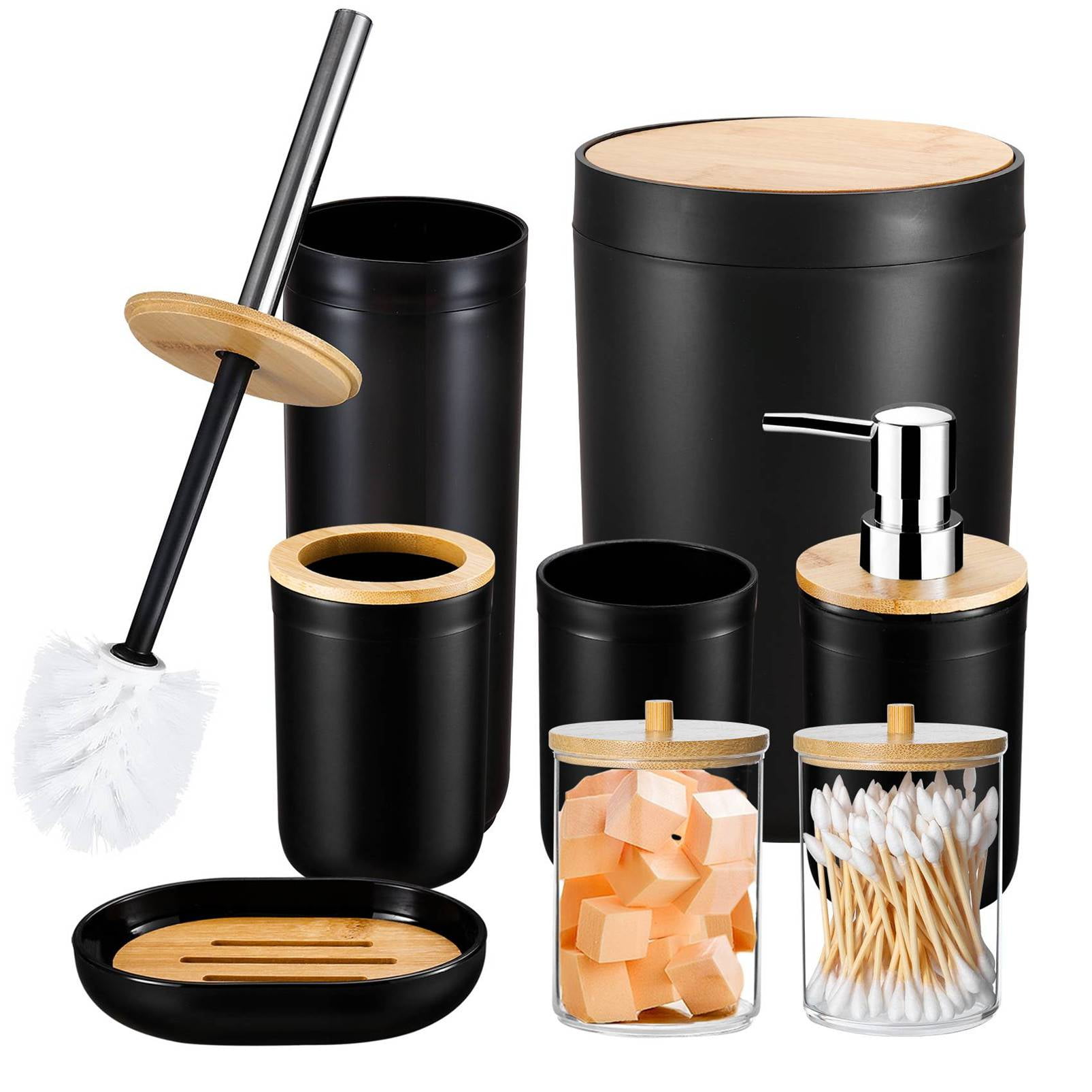 https://i5.walmartimages.com/seo/iMucci-8-Piece-Black-Bathroom-Accessories-Set-Lotion-Bottle-Toothbrush-Holder-Mouthwash-Cup-Soap-Dish-Toilet-Brush-Trash-Can-and-Qtip-Holders_4b6362c3-b006-47c5-997e-21797d11c14f.6e680c4cf91090c5ef703cd20c7e4cf0.jpeg