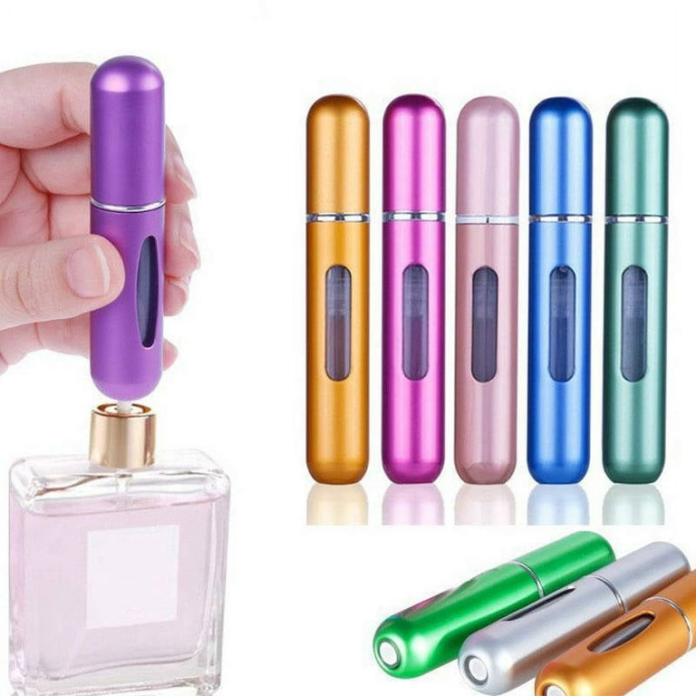 iMucci A Set of 14 Colors 8ml Portable Mini Refillable Perfume Bottle  Atomizer Travel Size Empty Spray Bottles Accessories for Traveling Outgoing  
