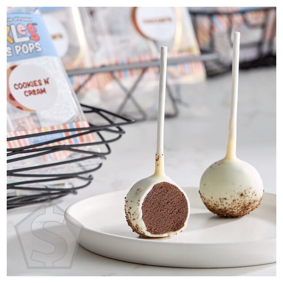 iNKLeS Individually Wrapped Cookies and Cream Cake Pop 1.34 oz. - 20/Case