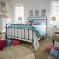 thumbnail image 1 of iNSPIRE Q Nottingham Queen Metal Spindle Bed, Blue Steel, 1 of 6