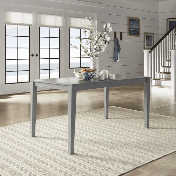 iNSPIRE Q Lexington Transitional 60" Rectangular Dining Table, Antique Grey