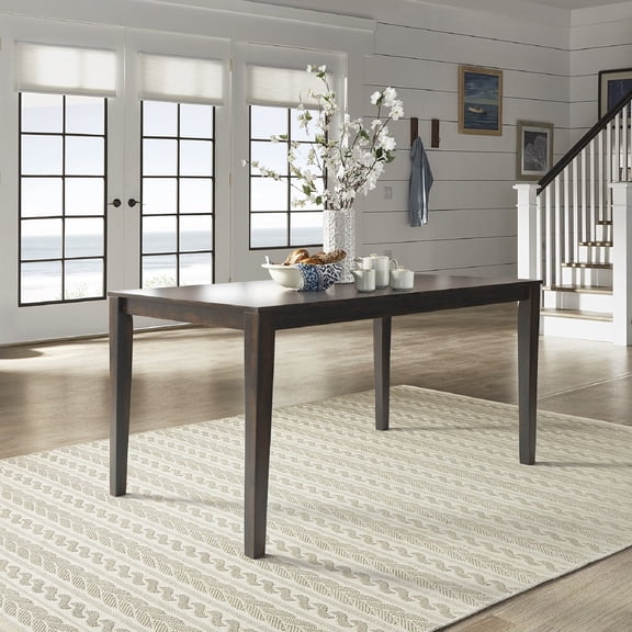 iNSPIRE Q Lexington Transitional 60" Rectangular Dining Table, Antique Black