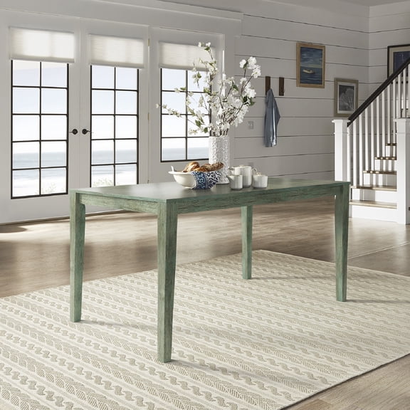 iNSPIRE Q Lexington Transitional 60" Rectangular Dining Table, Antique Sage