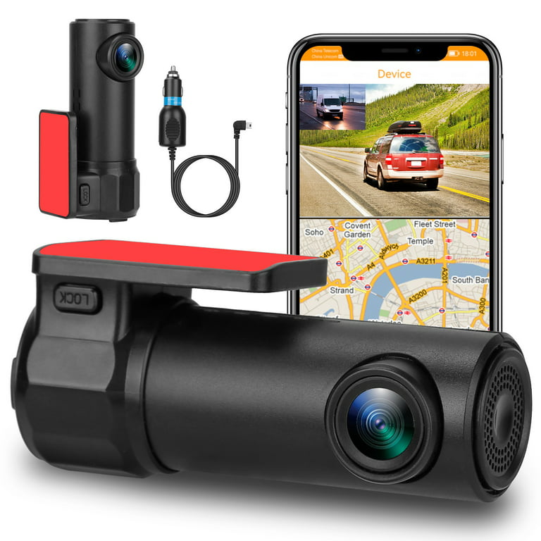 Car Dash Cam with Wifi and App 