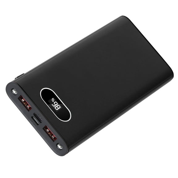iNova Portable 20000mAh Power Bank, 22.5W Super Fast Charging with LED Display Flashlight, Fast Charger External Battery Pack, Fit for iPhone iPad Samsung(Black)