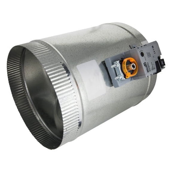 iO HVAC Controls CD-18 18 CarrierBryant Round Zone Damper - Belimo 3 Wire Actuator