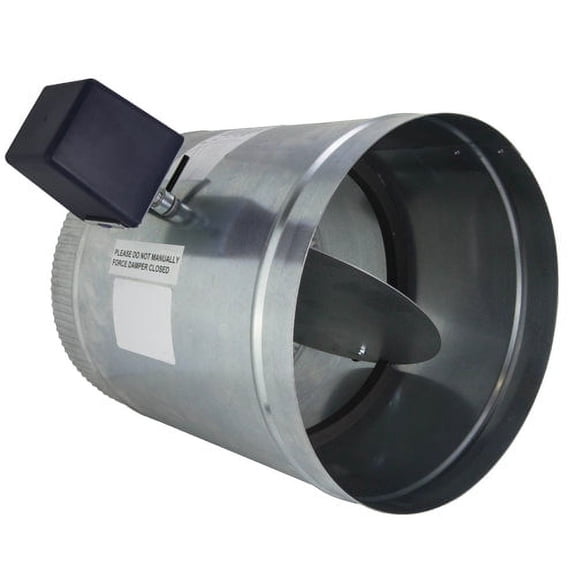 iO HVAC Controls D-05 5 Inch Round Two-Position Zone Damper - 2 Wire Actuator, replacement for Braeburn 129005