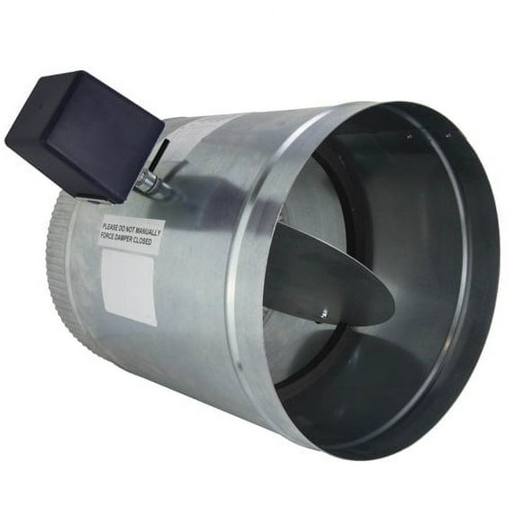 iO HVAC Controls D-05 5 Inch Round Two-Position Zone Damper - 2 Wire Actuator, replacement for Braeburn 129005