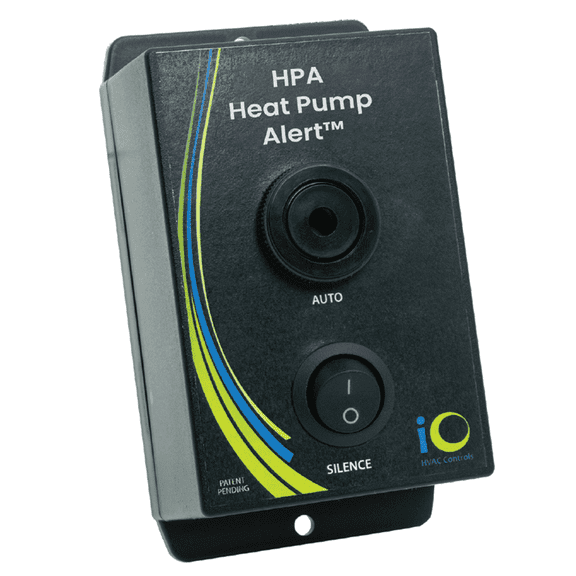 iO HVAC Controls Heat Pump Malfunctioning Alert