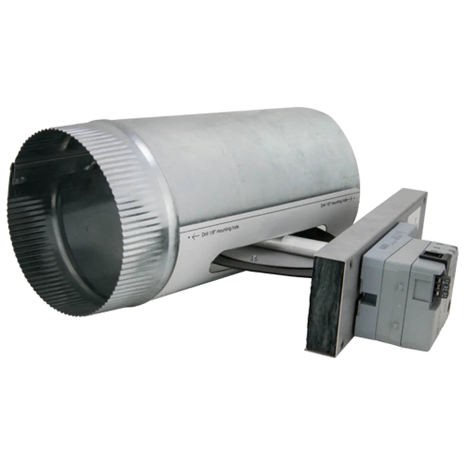 iO HVAC Controls RRD07 Rheem 7 Round Retro Zone Damper 35 Sec. Belimo 3Wire Actuator