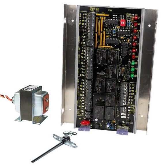 iO HVAC Controls ZP3-HCMS-KIT 3-Zone 2H/2C zone panel with 40VA transformer and duct temp sensor