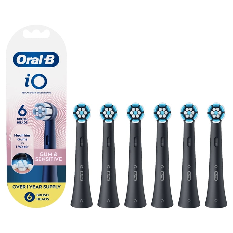Oral-B iO Gum & Sensitive Replacement Heads, Electric Toothbrush