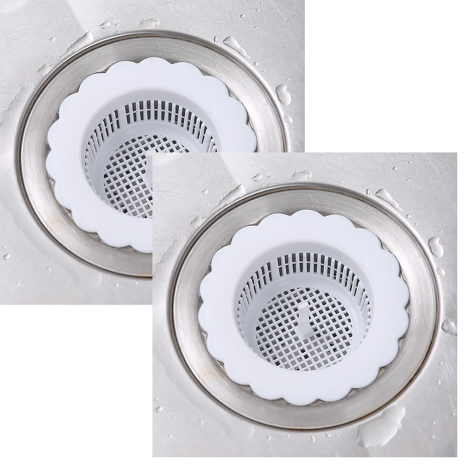 iOPQO 2PCS Strainers Drains Sieve Kitchen Sink Strainer Spout Filter