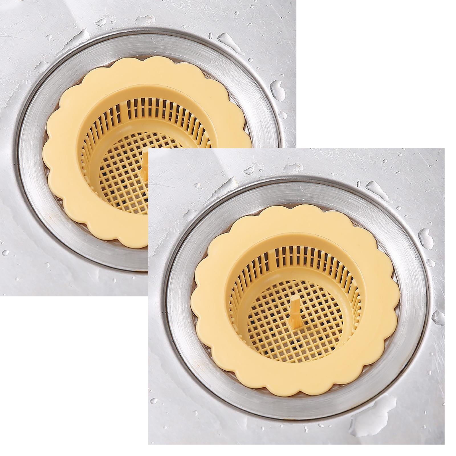iOPQO 2PCS Strainers Drains Sieve Kitchen Sink Strainer Spout Filter