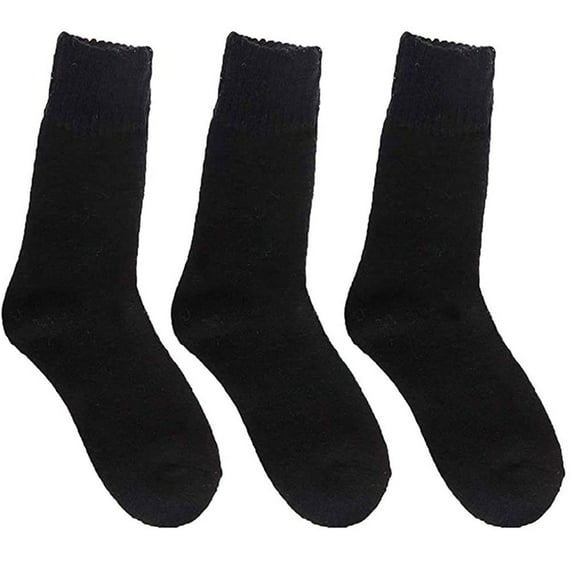 iOPQO 3 Pairs Soft Socks, Ankle Crew Socks Women, Mid Socks, Comfortable Socks for Women, Womens Crew Socks, Black One Size