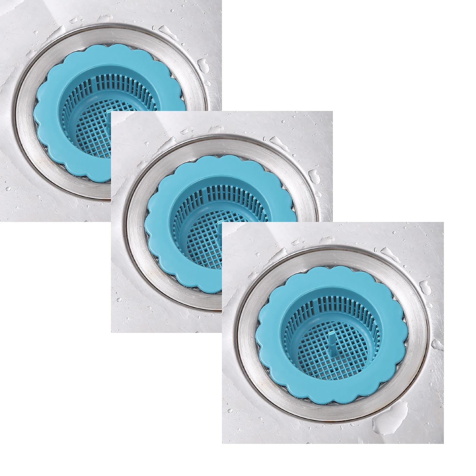 iOPQO 3PCS Strainers Drains Sieve Kitchen Sink Strainer Spout Filter