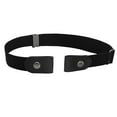 thumbnail image 1 of iOPQO Belt Buckle-free Elastic Women Men Invisible Belt For Jeans No Hassle belt Black, 1 of 1