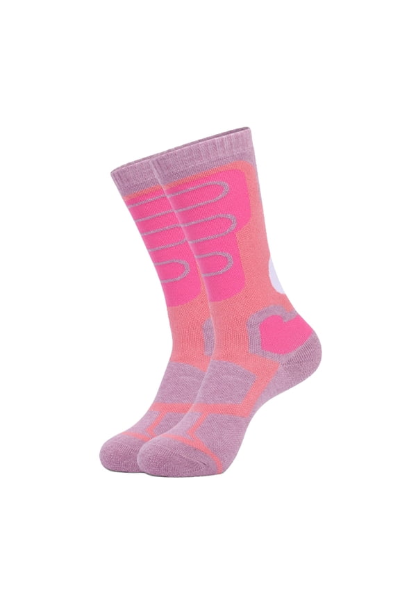 Boot Socks, Kids Crew Socks, Long Socks, Snowboard Socks, Ski Socks, Purple S