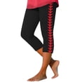 thumbnail image 1 of iOPQO Capri Pants For Women Women All Season Printed Elastic Slim Casual Stretch Cropped Pants LeggingsLeggings For Women Shorts For Women, 1 of 3