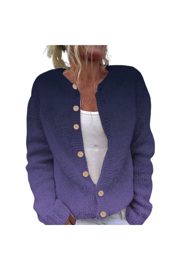 Cardigan Sweaters Winter Cardigan for Women Womens Button Up Cardigan Knit Sweater Button Up Cardigan Fall Cardigans for Women Knit Cardigan Black S