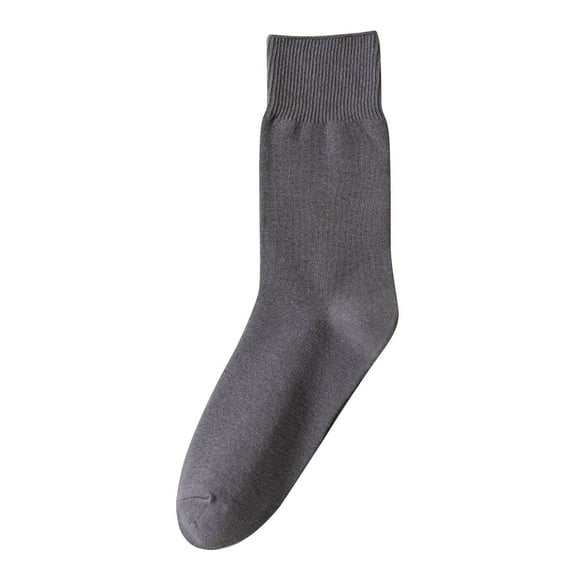 iOPQO Cotton Crew Socks Women, Quarter Socks Women, Soft Socks, Cute Crew Socks, Cotton Socks for Women, Dark Gray One Size