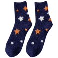 thumbnail image 1 of iOPQO Cute Gifts, Soft Socks for Women, Fuzzy Socks for Women, Warm Fuzzy Socks for Women, Womens Winter Socks, Navy One Size, 1 of 3