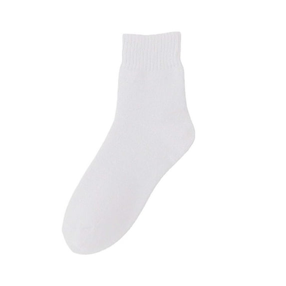 iOPQO Cute Socks for Women, Women Crew Socks, Slouchy Socks for Women, Mid Socks, Womens Crew Socks, White One Size