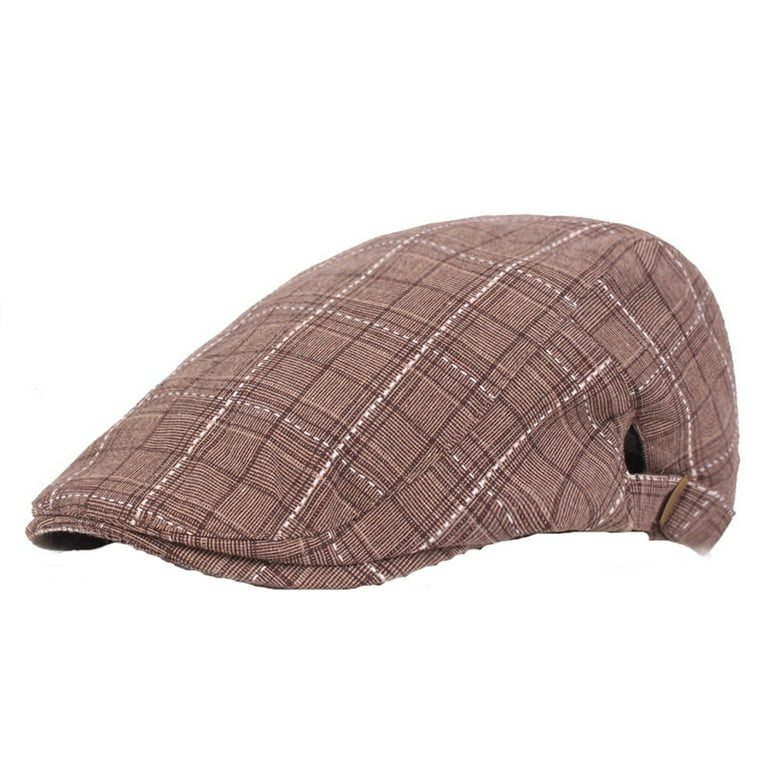 iOPQO Flat Cap, Vintage Hats, Cabbie Hat, Casual Hats for Men