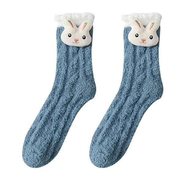 iOPQO Fluzzy Socks, Cute Socks, House Socks for Women Indoor, Soft Fuzzy Socks for Women, Fuzzy Socks for Women, C One Size