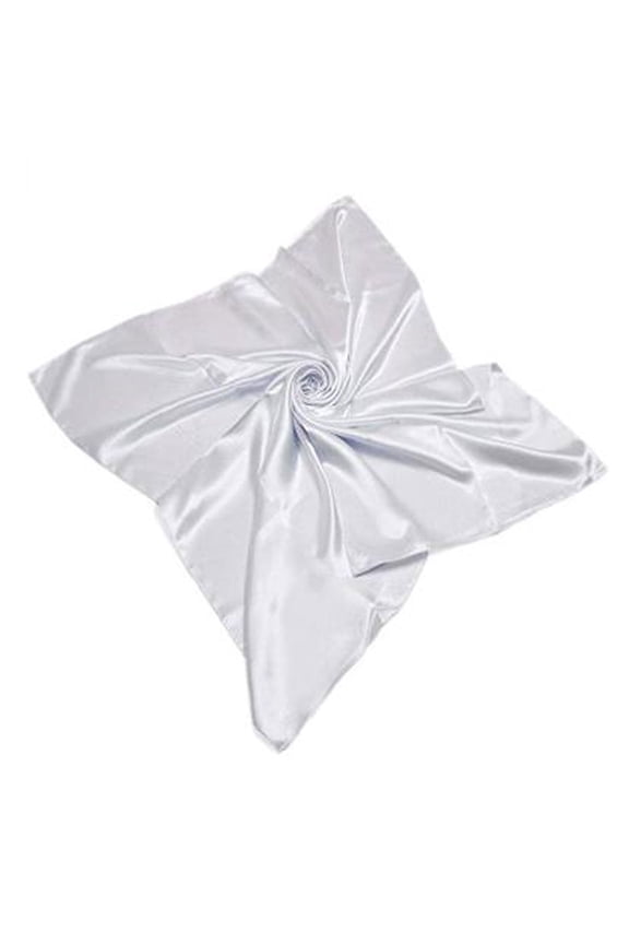 Handkerchief Satin Silk Large 90x90 cm Square Plain Nautical Head Neck Scarf Wrap 24 Colours scarf G