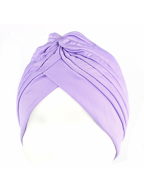Head Turbans for Women, Headbands for Women, Chemo Turbans for Women, Cancer Head Wraps for Women, Beanie, Purple One Size