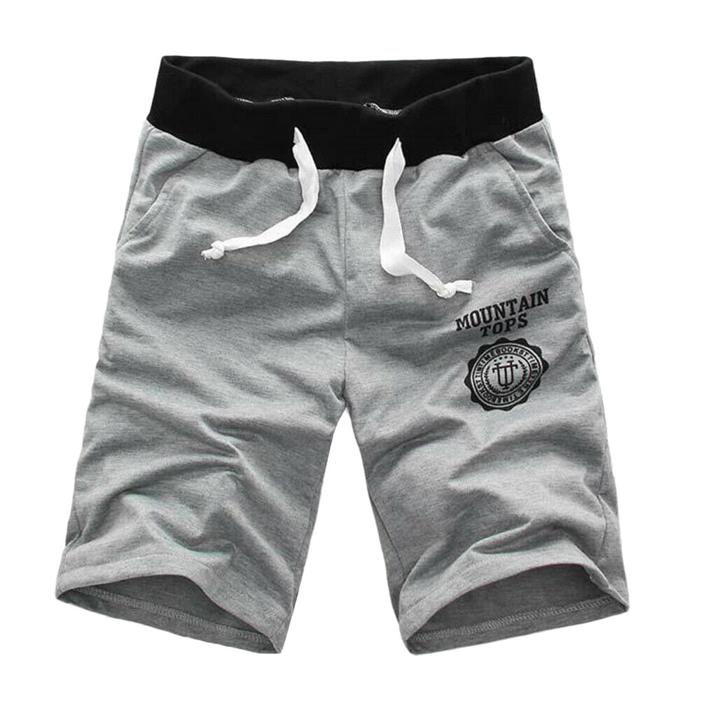 Grey best sale short joggers