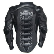 iOPQO Mens Jacket Motorcycle Jacket Motorcycle Full Body Jacket Racing Spine Chest Protecto Coat Leather Jacket Black S