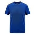 thumbnail image 1 of iOPQO Mens T Shirt Men's Summer Casual Outdoor T-shirt Plus Size Sport Fast-Dry Breathable TopsSummer Tops Mens Shirts Blue 8XL, 1 of 4
