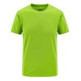 thumbnail image 1 of iOPQO Mens T Shirt Men's Summer Casual Outdoor T-shirt Plus Size Sport Fast-Dry Breathable TopsSummer Tops Mens Shirts Green 3XL, 1 of 4