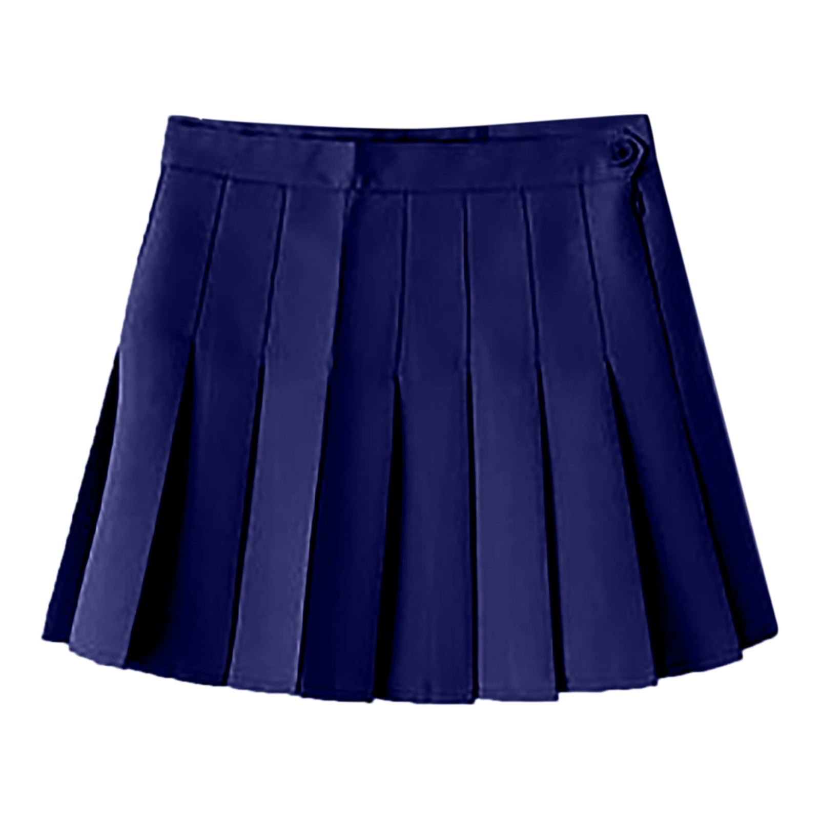 iOPQO Mini Skirt Women's Waist Chain Aline Skirt High Waist Check