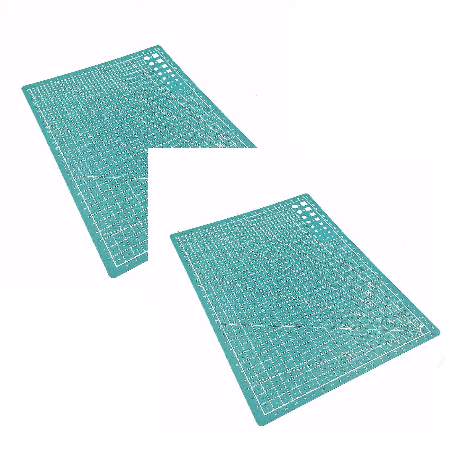 iOPQO Office A5 Art Self Healing PVC Cutting Mat Double Sided Gridded