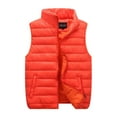 thumbnail image 1 of iOPQO Puffer Vest Quilted Jacket Women's Quilted Lightweight Jackets Womens Winter Clothes Casual Outerwear Puffer Jacket Womens Full Zip Jacket Orange XL, 1 of 3