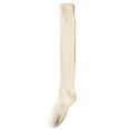thumbnail image 1 of iOPQO Slouchy Socks for Women, Long Leg Warmers, Winter Socks for Women, Warm Socks for Women, Thigh High Socks, Beige One Size, 1 of 4