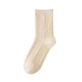 thumbnail image 1 of iOPQO Thermal Socks for Women Cold Weather, Crew Socks for Women, Sleep Socks, Warm Winter Socks, Slouchy Socks for Women, Beige One Size, 1 of 3
