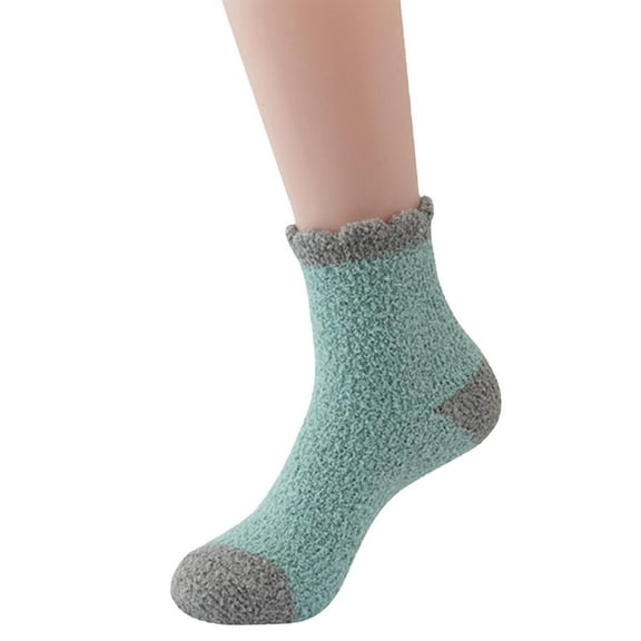 iOPQO Thermal Socks for Women, Socks for Women Crew, Fuzzy Socks for Women, Cute Socks, Fluffy Socks, C One Size